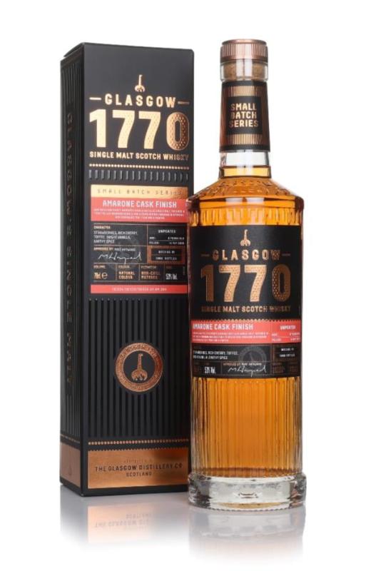Glasgow 1770 Amarone Cask Finish - Unpeated Single Malt Whisky
