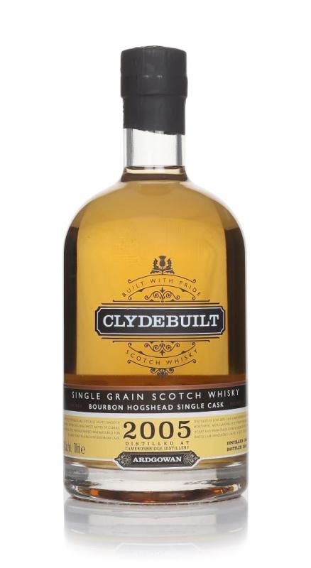 Clydebuilt Cameronbridge 20 Year Old 2005 (Cask #801606) Bourbon Hogsh Grain Whisky