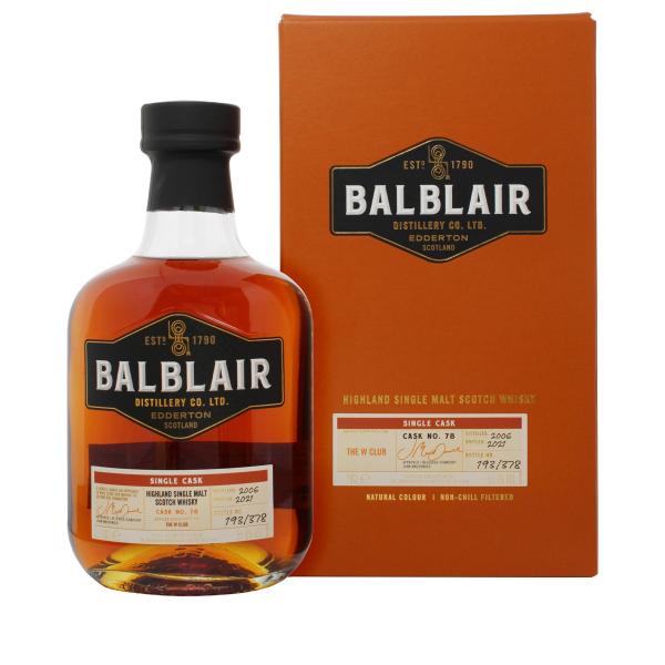 Balblair Balblair 2006 #78 Exclusive Single Cask Highland Single Malt Scotch Whisky 70cl