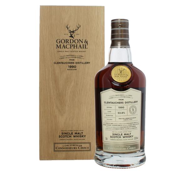 Connoisseurs Choice Upper Glentauchers 1990 #14520 Limited Edition Speyside Single Malt Scotch Whisky 70cl