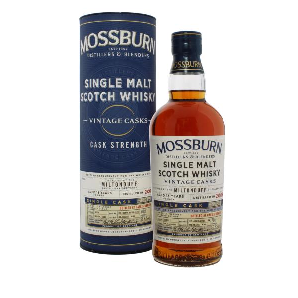 Mossburn Mossburn Miltonduff 2008 13 Year Old Exclusive Single Cask Speyside Single Malt Scotch Whisky 70cl