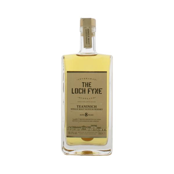 The Loch Fyne The Loch Fyne Teaninich 8 Year Old 2022 Limited Edition Single Cask Highland Single Malt Scotch Whisky 50cl
