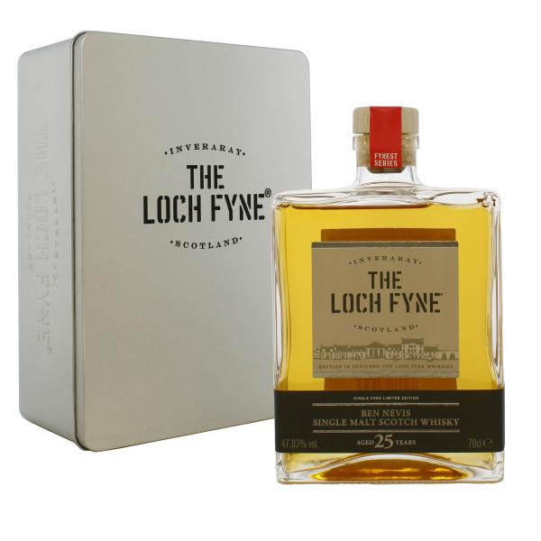 The Loch Fyne Fynest Ben Nevis 1996 25 Year Old Limited Edition Single Cask Highland Single Malt Scotch Whisky 70cl