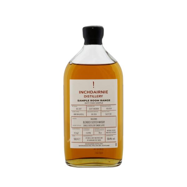 Inchdairnie Sample Room Range Balgonie Limited Edition 50cl