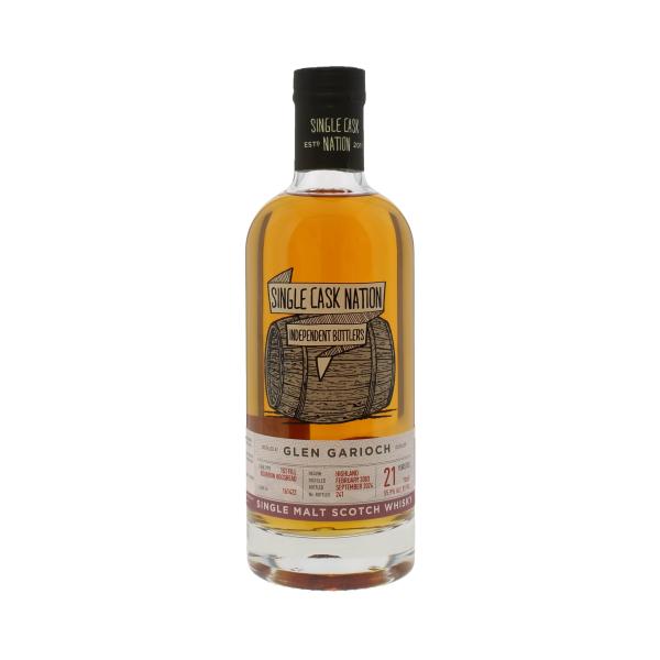 Single Cask Nation Single Cask Nation Glen Garioch 2003 21 Year Old Limited Edition Single Cask Highland Single Malt Scotch Whisky 70cl