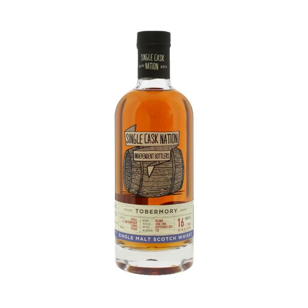 Single Cask Nation Single Cask Nation Tobermory 2008 16 Year Old Limited Edition Single Cask Island Single Malt Scotch Whisky 70cl