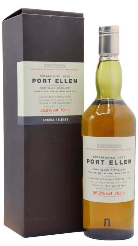 Port Ellen Port Ellen (silent) 4th Release Islay Single Malt Scotch 1978 25 year old Whisky