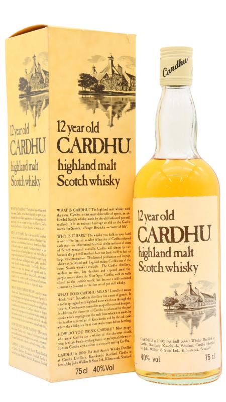 Cardhu Cardhu Highland Single Malt Scotch 12 year old Whisky