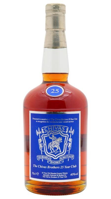 Chivas Regal Chivas Regal The Chivas Brothers 25 Year Club Blended Scotch 25 year old Whisky