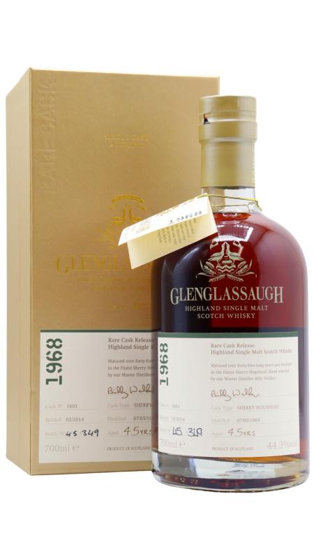 Glenglassaugh Glenglassaugh Rare Cask Release #1601 1968 45 year old Whisky