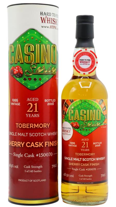 Tobermory Tobermory Casino Series - Single Sherry Cask #150070 Roulett 1995 21 year old Whisky