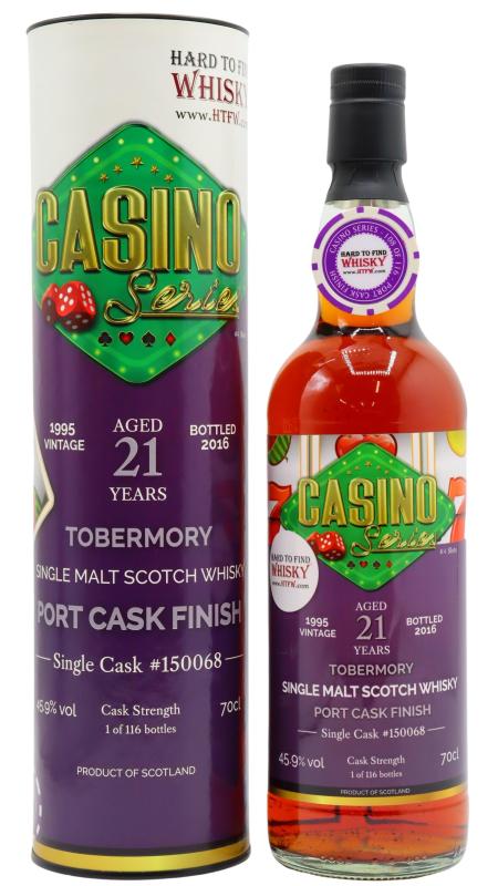 Tobermory Tobermory Casino Series - Single Port Cask #150068 Slot Mach 1995 21 year old Whisky