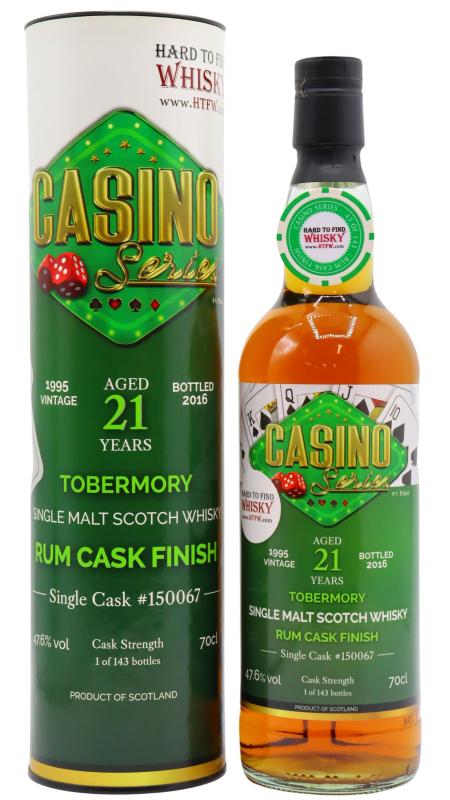Tobermory Tobermory Casino Series - Single Rum Cask #150067 Poker 1995 21 year old Whisky