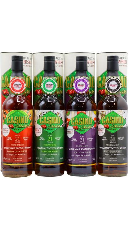Tobermory Tobermory Casino Series Complete Collection Single Cask Scot 1995 21 year old Whisky