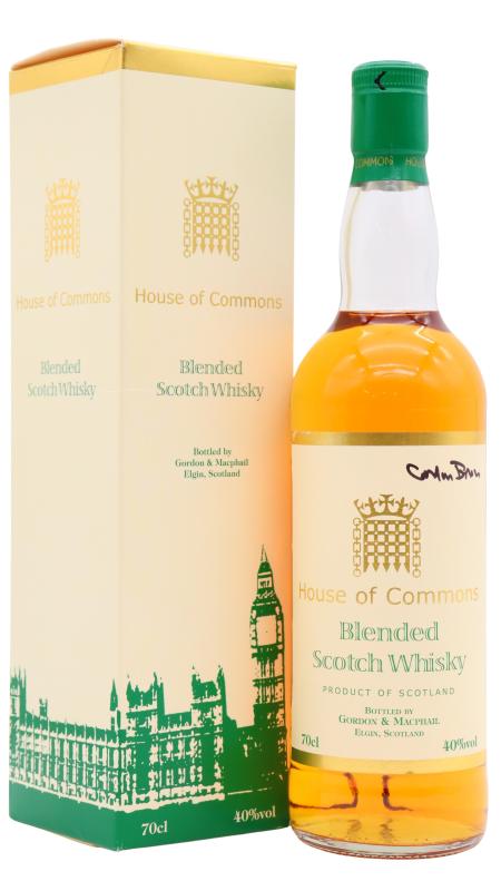 House of Commons House of Commons Signed By Gordon Brown Blended Scotch Whisky
