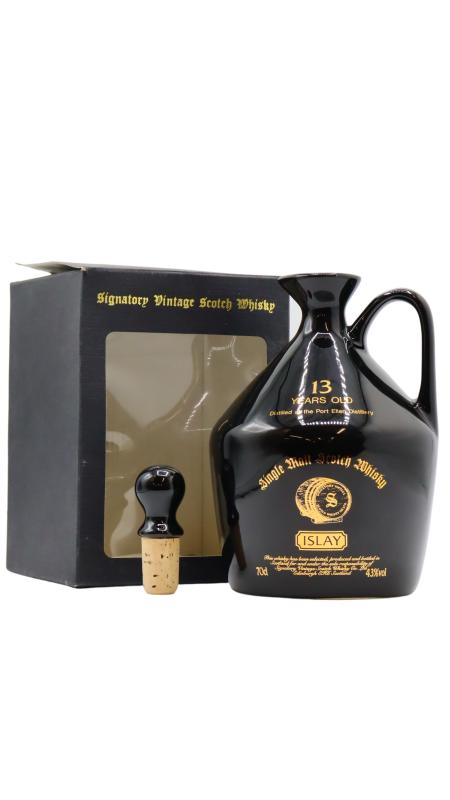 Port Ellen Port Ellen (silent) Signatory Vintage Ceramic Decanter Islay Single Ma 13 year old Whisky