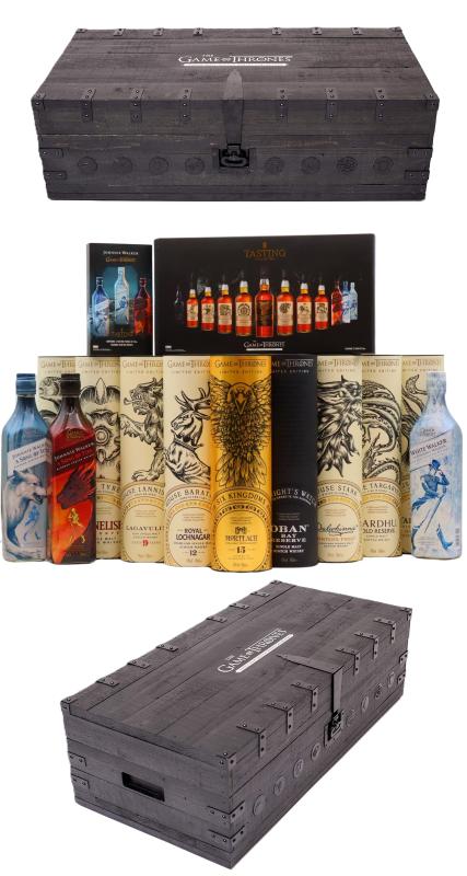 Game Of Thrones Game Of Thrones The Ultimate Collection & Wooden Display Chest Sco Whisky