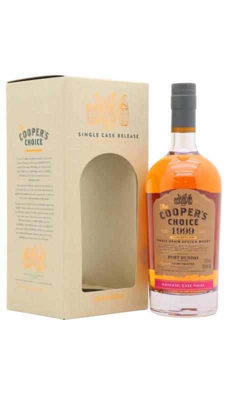 Port Dundas Port Dundas (silent) Cooper's Choice - Single Moscatel Cask #5249 1999 20 year old Whisky