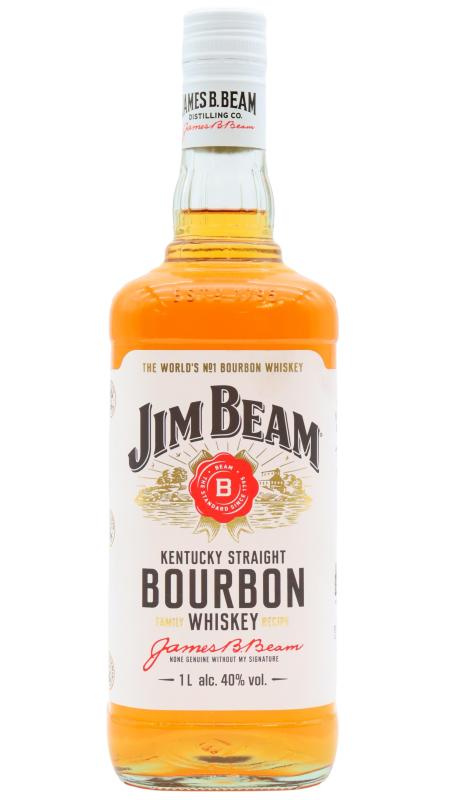 Jim Beam Jim Beam White Label Kentucky Straight Bourbon 4 year old Whiskey