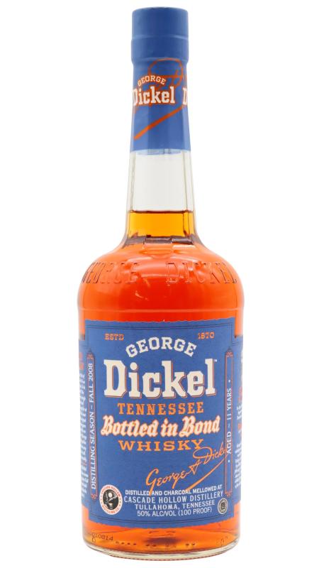 George Dickel Bottled In Bond Tennessee 11 year old Whiskey