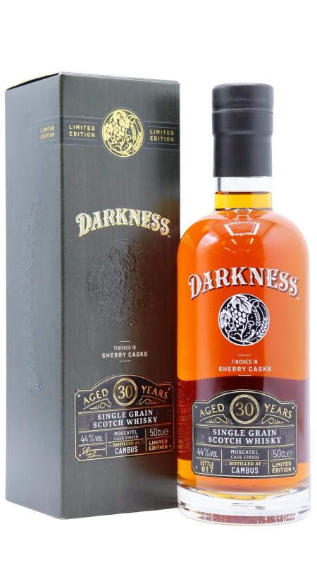 Cambus (silent) Darkness - Moscatel Sherry Cask Finish Single Grai 30 year old Whisky