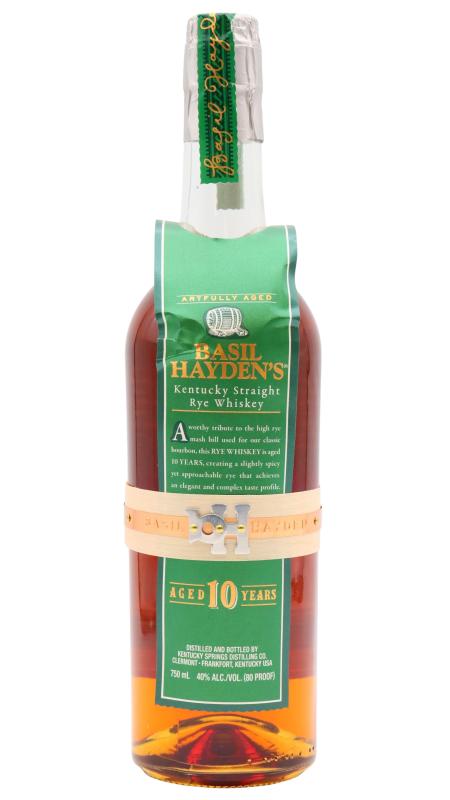 Basil Hayden's Kentucky Straight Rye 10 year old Whiskey
