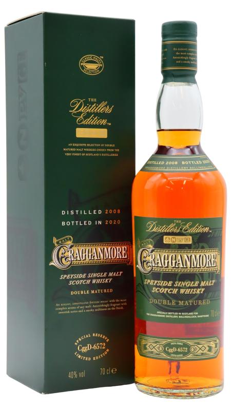 Cragganmore Cragganmore 2020 Distillers Edition Single Malt Scotch 2008 12 year old Whisky