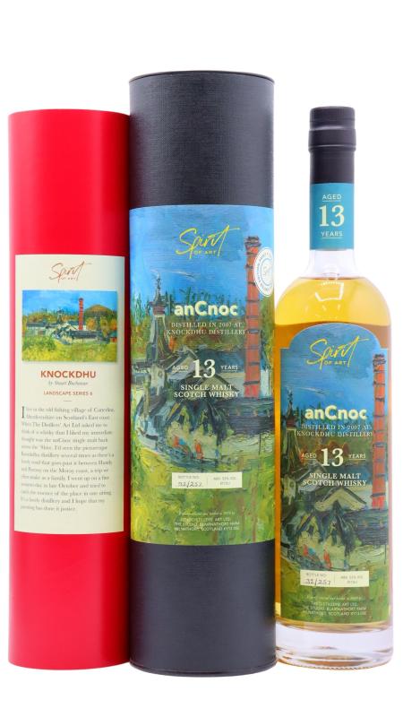 anCnoc Spirit of Art Including Signed Print - Single Cask 13 year old Whisky