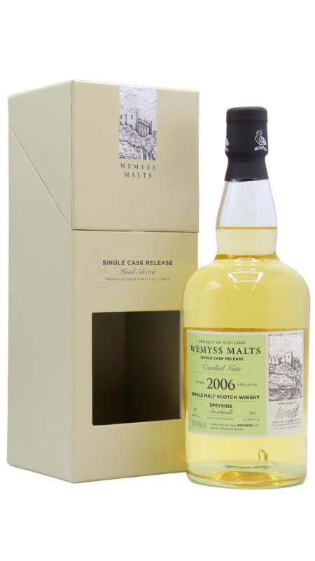 Strathmill Strathmill Wemyss Malts - Candied Nuts Single Cask 2006 12 year old Whisky