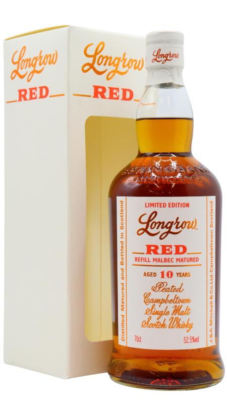 Longrow 2020 Release Red Refill Malbec Cask Matured Campbe 10 year old Whisky