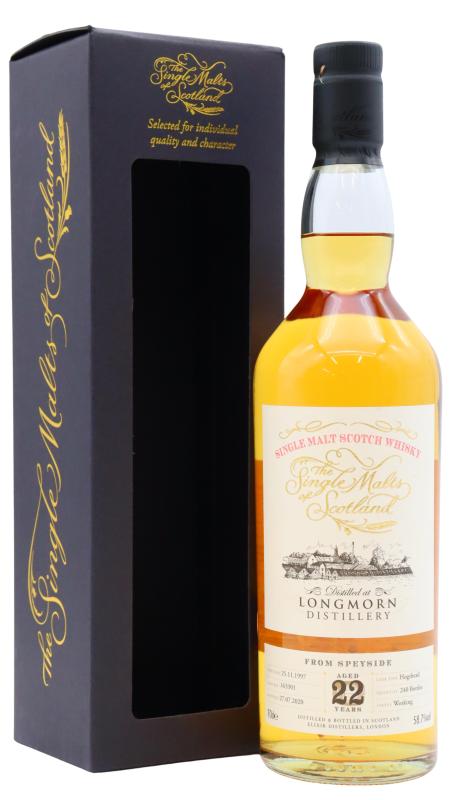 Longmorn Longmorn Single Malts of Scotland Cask #163301 1997 22 year old Whisky
