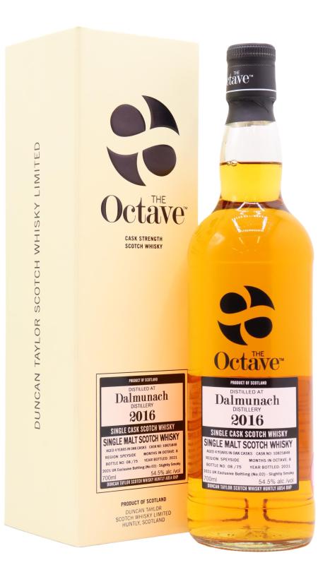 Dalmunach The Octave Single Sherry Cask #10825848 2016 4 year old Whisky