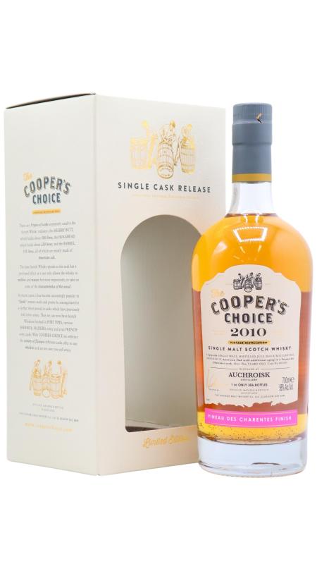 Auchroisk Auchroisk Cooper's Choice - Single Pineau Des Charentes Cask 2010 10 year old Whisky