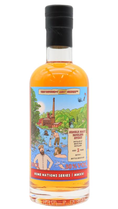 White Peak That Boutique-y Whisky Company Batch #1 Single Mal 2 year old Spirit