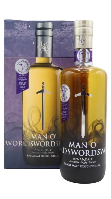 Annandale Rare Vintage Man O' Sword - Single Bourbon Cask #1 2014 Whisky