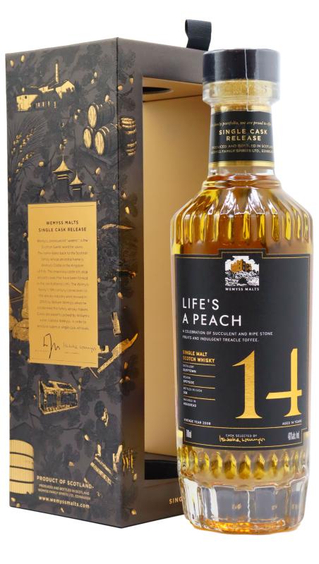 Dufftown Wemyss Malts - Life's A Peach Single Cask 2008 14 year old Whisky