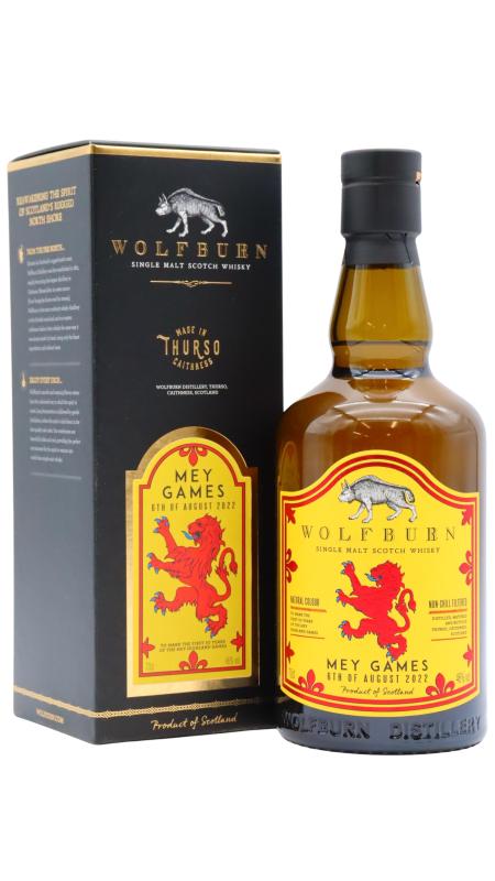 Wolfburn Wolfburn 50th Anniversary Mey Games 2022 Highland Single Ma 2015 7 year old Whisky