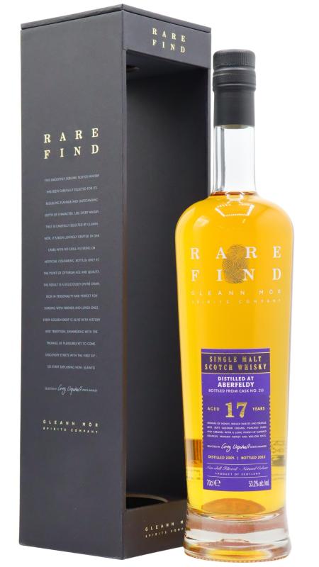 Aberfeldy Aberfeldy Gleann Mor Rare Find Single Cask #213 2005 17 year old Whisky