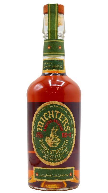 Michter's 2022 Limited Release Barrel Strength Kentucky Stra Whiskey