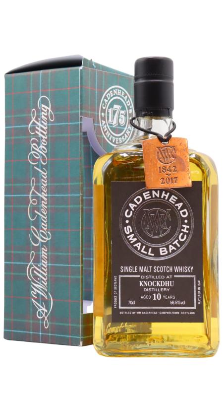 Knockdhu Knockdhu Cadenhead's Small Batch Single Malt Scotch 2006 10 year old Whisky