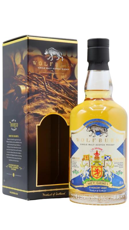 Wolfburn Wolfburn Mey Games 2023 Highland Single Malt Scotch 7 year old Whisky