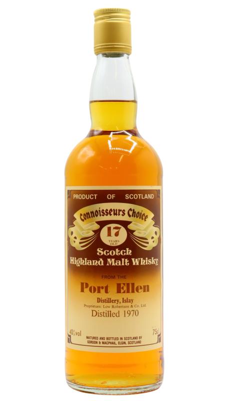 Port Ellen Port Ellen (silent) Connoisseurs Choice Single Malt Scotch 1970 17 year old Whisky