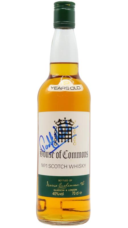 House of Commons House of Commons Signed By Paddy Ashdown Blended Scotch 12 year old Whisky