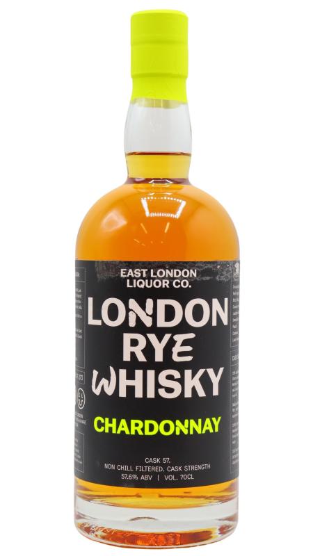 East London Liquor Co. Rye Chardonnay Single Cask Whisky