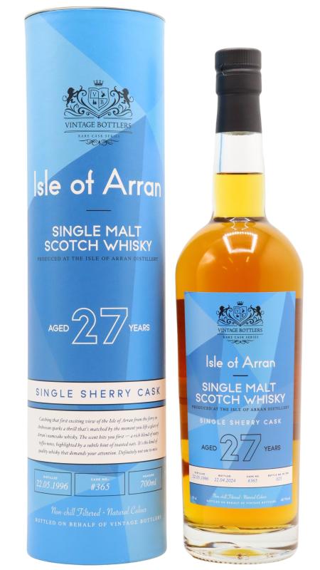 Arran Arran Vintage Bottlers Single Cask #365 1996 27 year old Whisky