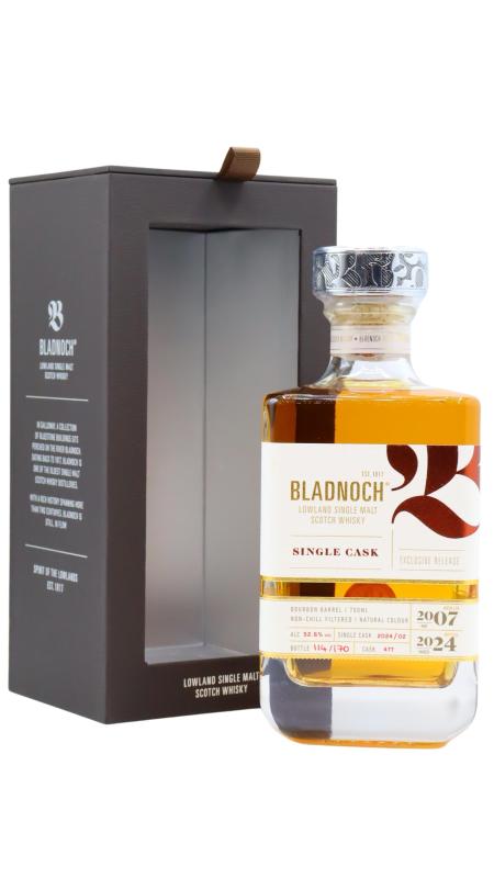 Bladnoch Bladnoch Single Bourbon Cask #477 2007 17 year old Whisky