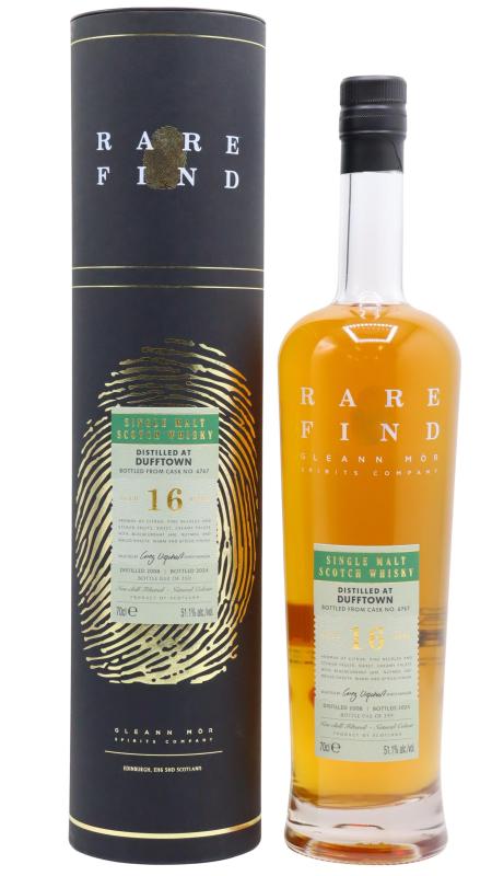 Dufftown Gleann Mor Rare Find Single Cask #6767 2008 16 year old Whisky