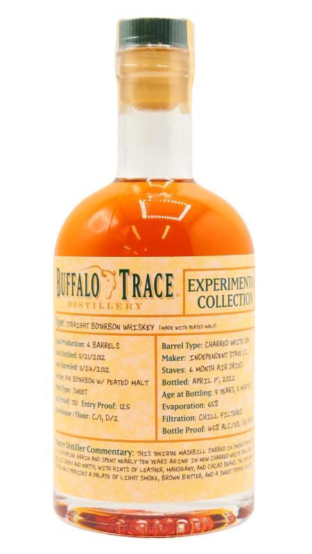 Buffalo Trace Experimental Collection - Peated Malt 2012 9 year old Whiskey
