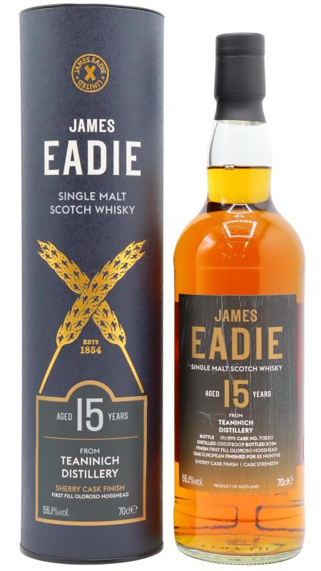 Teaninich Teaninich James Eadie Single Oloroso Sherry Cask #713230 2009 15 year old Whisky