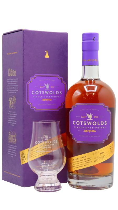 Cotswolds Sherry Cask Matured English Single Malt Whisky
